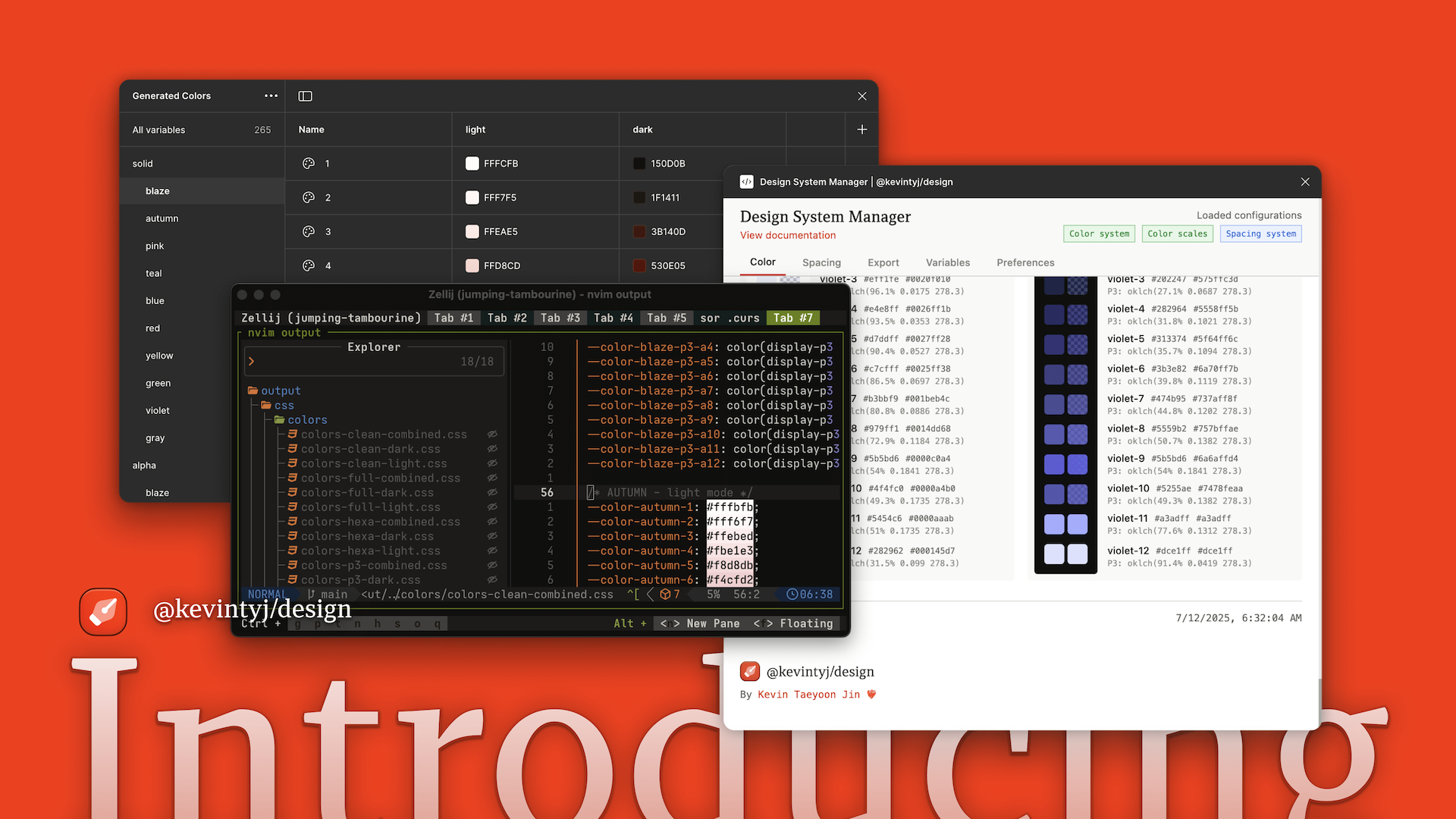 Developing a Designer & Developer Friendly Design System Manager